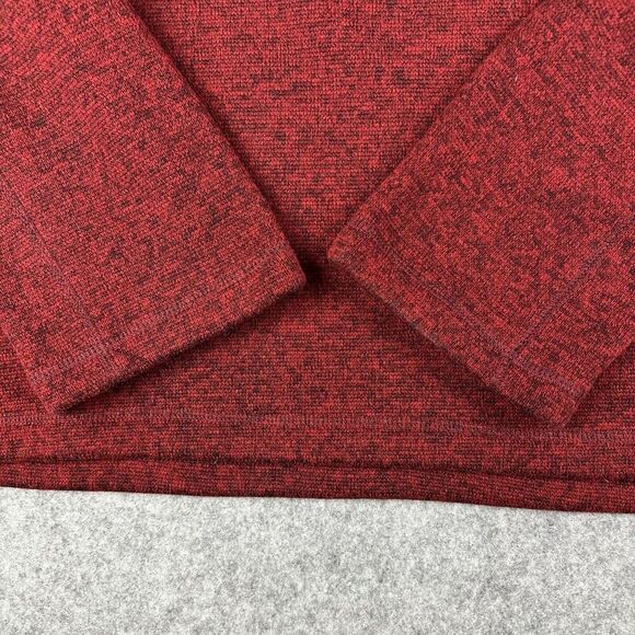 Woolrich Snap Pullover Sweater Mens XXL Heather Red Hiking Outdoor Performance - Picture 5 of 13